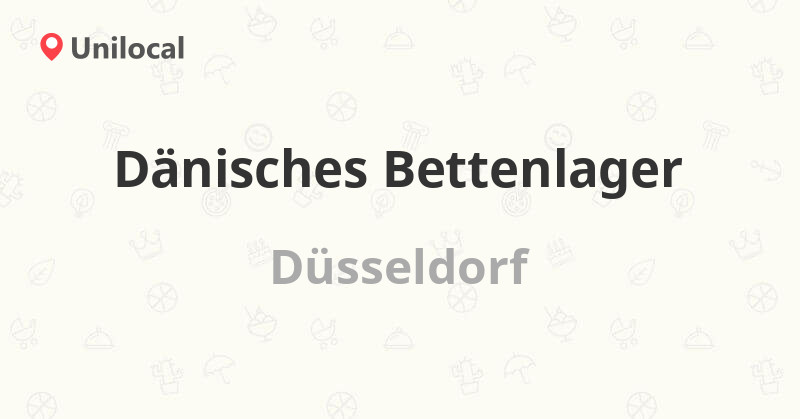 Dänisches Bettenlager Düsseldorf, Friedrichstr. 133 (1 Bewertung