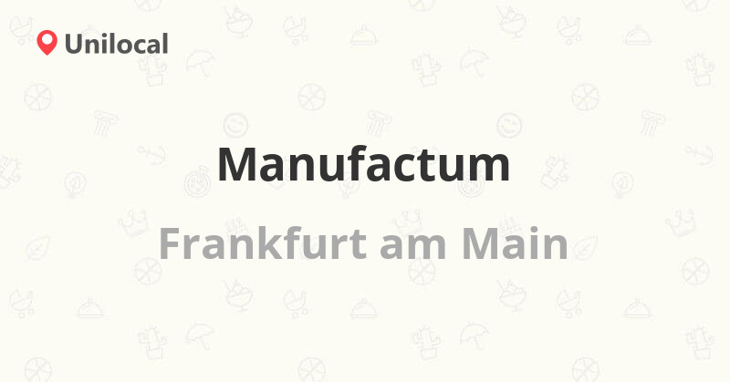Manufactum Frankfurt am Mai…, Bockenheimer Anlage 495… (14