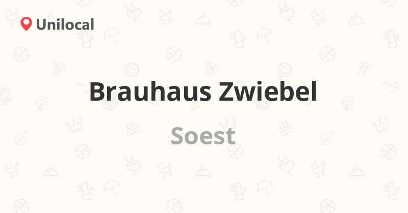 Brauhaus Zwiebel Soest, Ulricherstr. 24 (20 Bewertungen, Adresse und